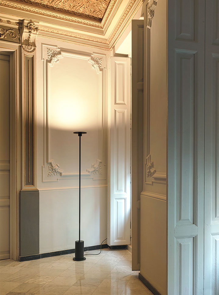 Proyecto Casa Conde Salvatierra. Luminaria Up. Diseño de interior.